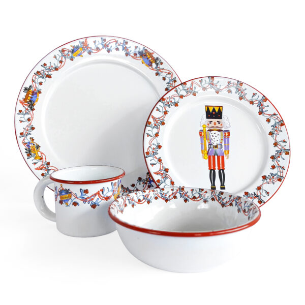 Vajilla Navideña Cascanueces 16p